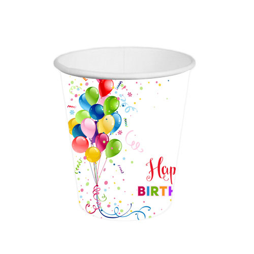 Birthday Pappbecher