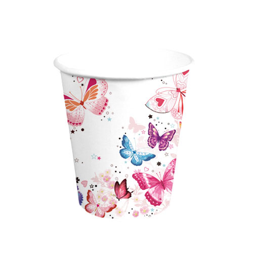 Butterfly Pappbecher